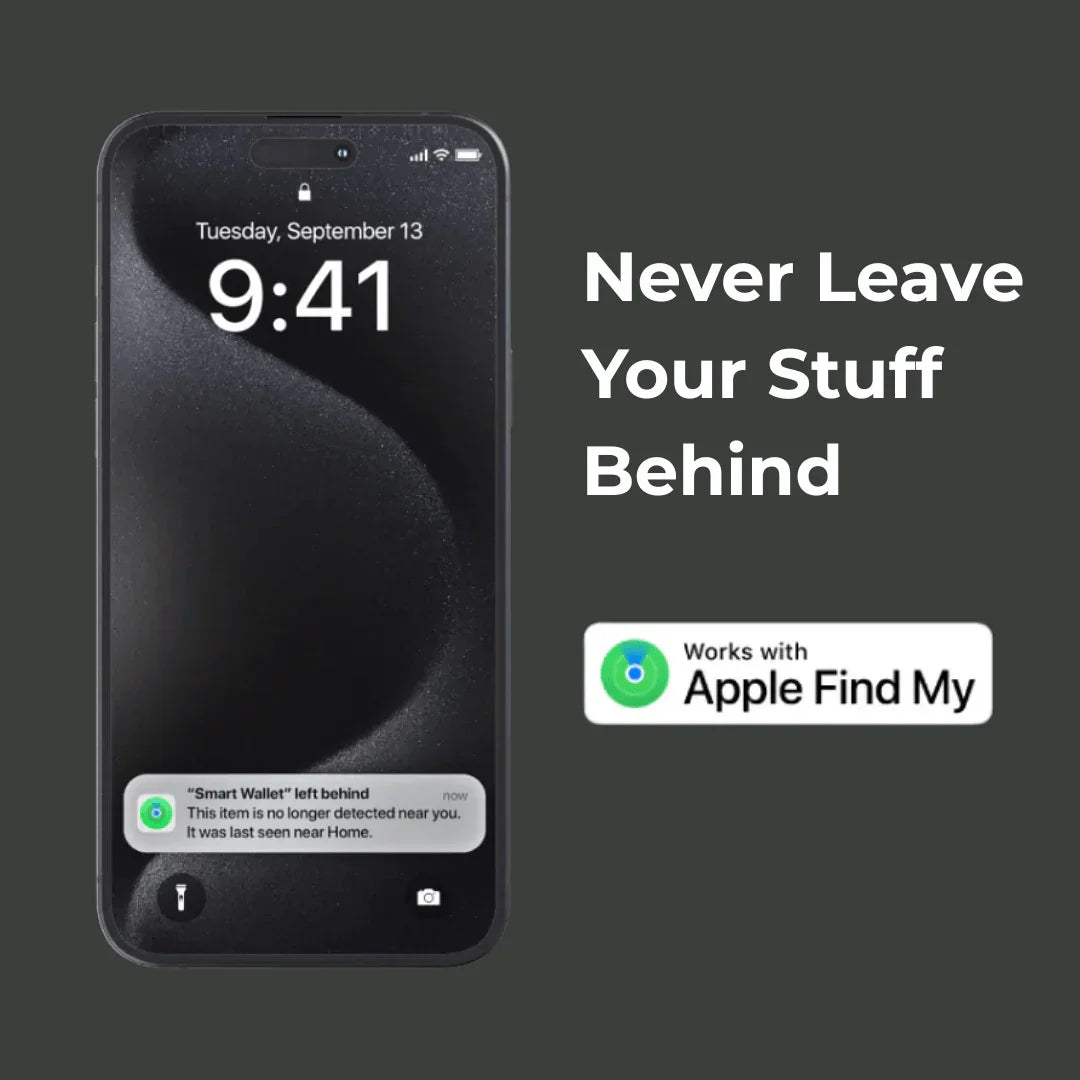 Travel Companion Black Tracking Card