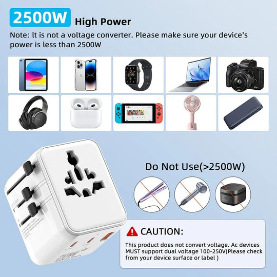 Travel Companion Travel Accessories Universal  Plug Universal Travel Adapter