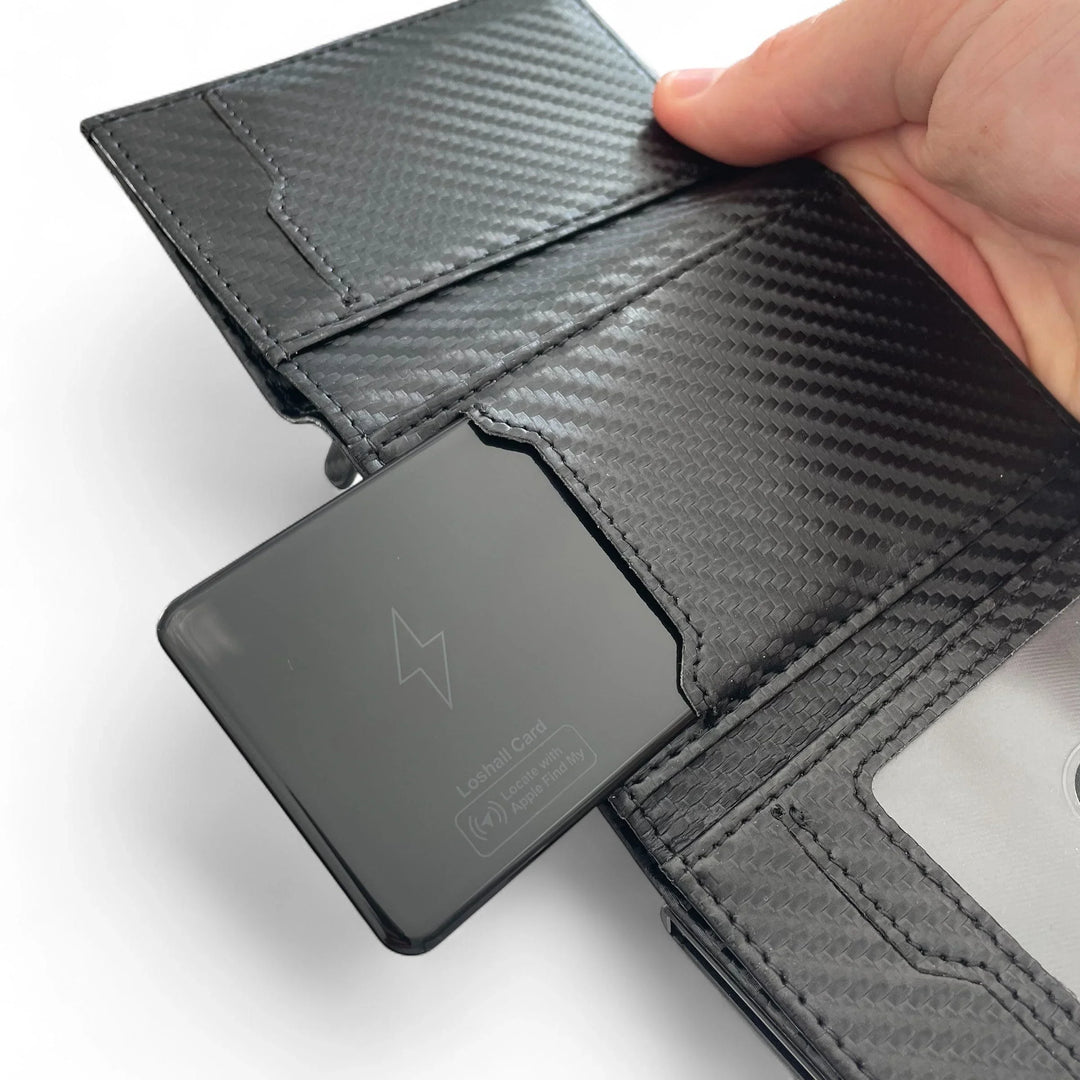 TRVL Backpacks Black Smart Luggage Tracker Card