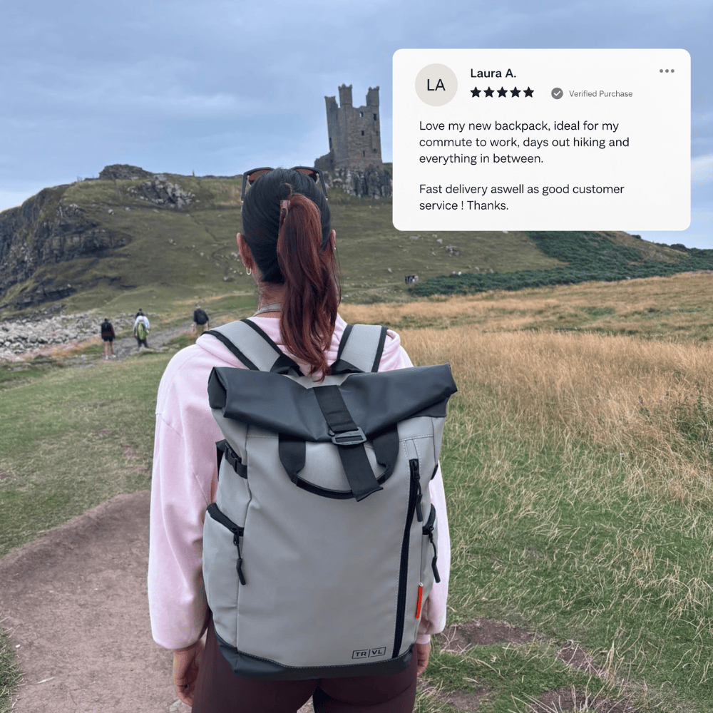TRVL Backpacks The Rolltop Backpack
