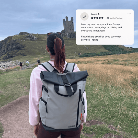 TRVL Backpacks The Rolltop Backpack